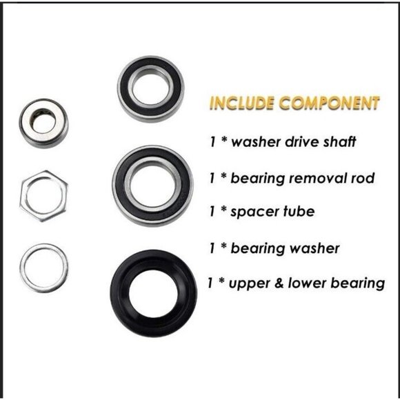 W10435302 Tub Seal and Bearing Kit Replacement for Maytag MVWB725BG0 Washer